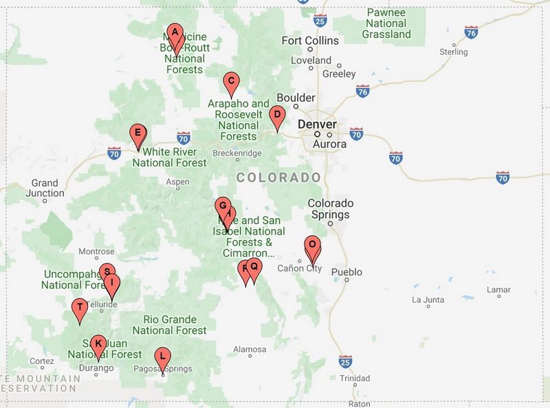 Discover the Top Hot Springs in Colorado with Our Interactive Map